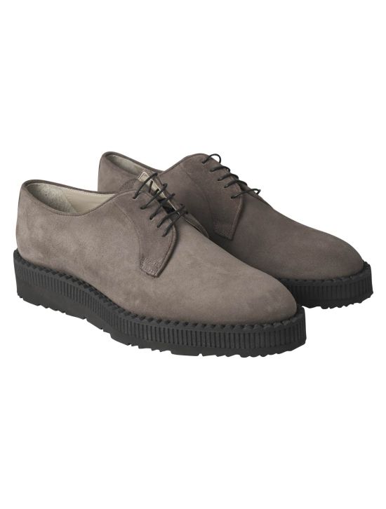Kiton Kiton Gray Leather Suede Sneaker Gray 000