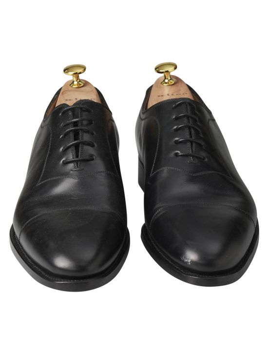 Kiton Kiton Black Leather Dress Shoes Black 001