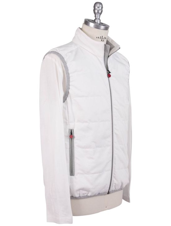 Kiton Kiton White Cotton Vest White 001
