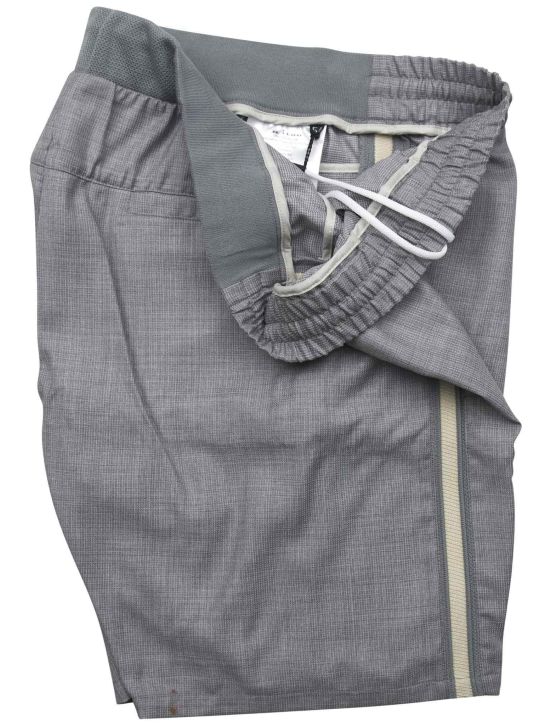 Kiton Kiton Gray Virgin Wool Pa Short Pants Gray 001