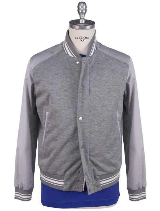 Kiton Kiton Gray Modal Cashmere Cotton Ea Coat Gray 000