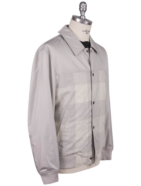 Kiton Kiton Gray Virgin Wool Cashmere Coat Gray 001