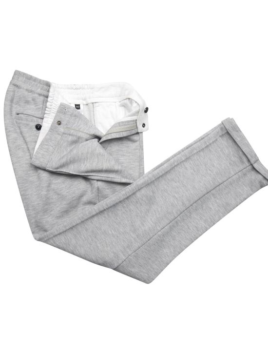 Kiton Kiton Gray Cotton Pl Pants Gray 001