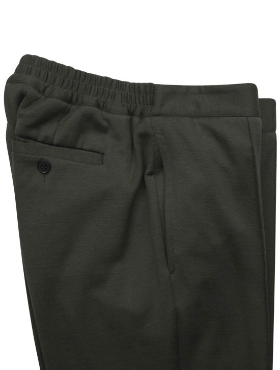 Kiton Kiton Green Cotton Silk Pa Pants Green 001