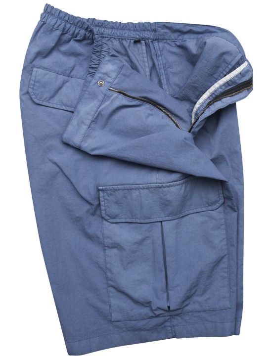 Kiton Kiton Blue Pa Short Cargo Pant Blue 001