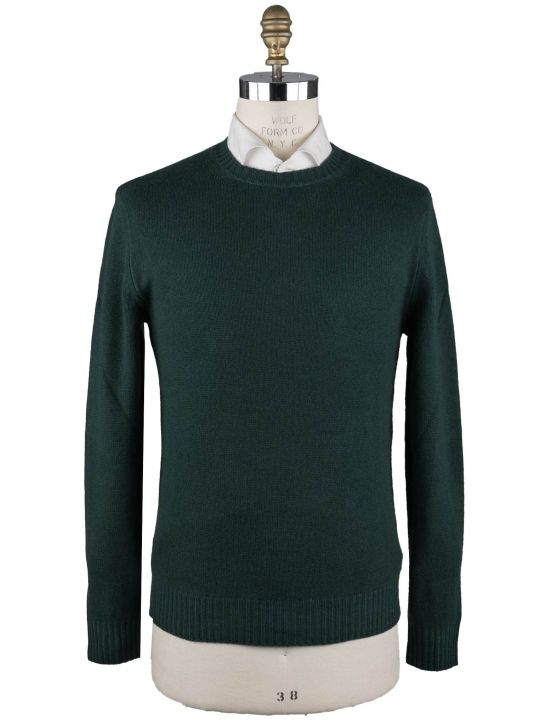 Malo Malo Green Virgin Wool Sweater Crewneck Green 000