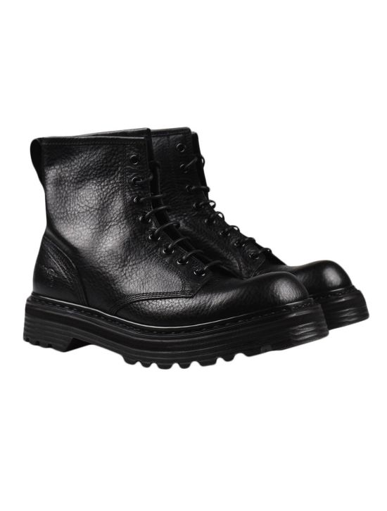Premiata Premiata Black Leather Boots Black 000
