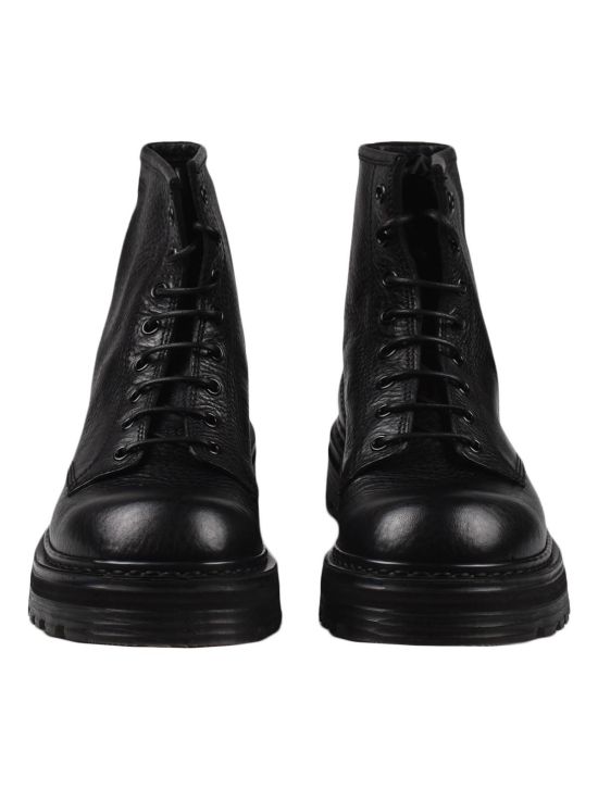 Premiata Premiata Black Leather Boots Black 001