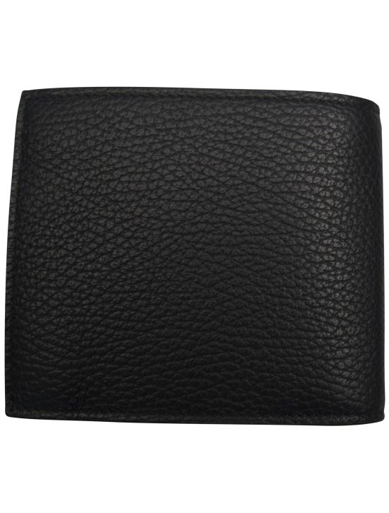 Kiton Kiton Black Leather Wallet Black 001