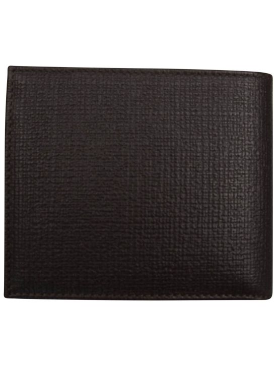 Kiton Kiton Brown Leather Wallet Brown 001