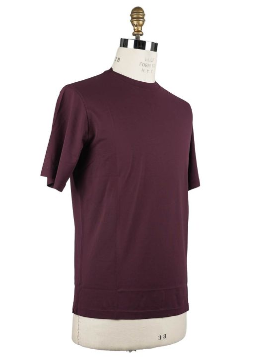 Kired Kired Burgundy Cotton T-shirt Burgundy 001