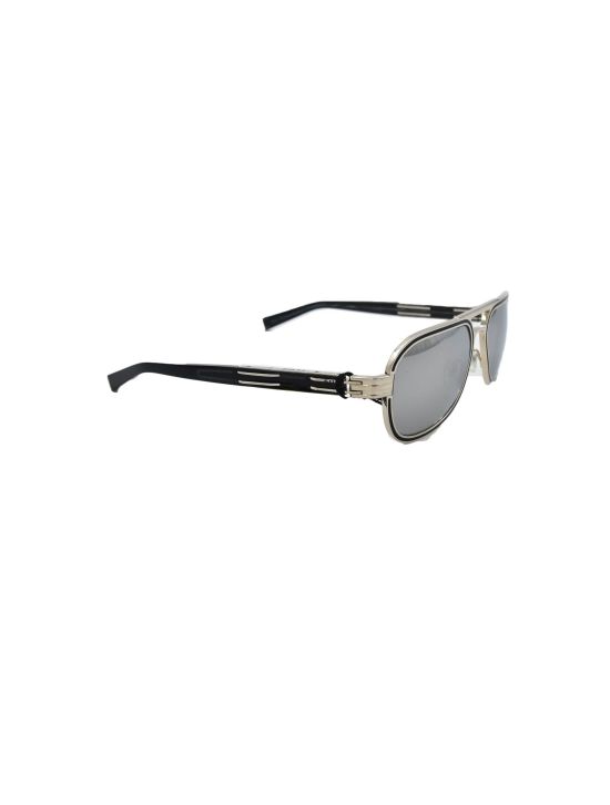 Zilli ZILLI Silver Titanium Acetate Sunglasses Silver 001