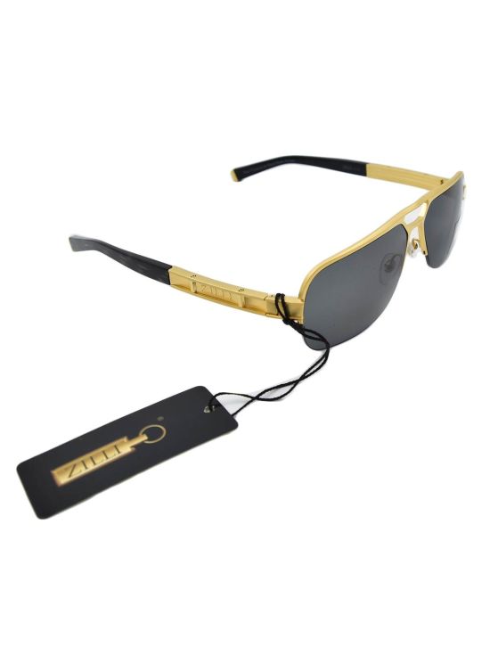 Zilli ZILLI Gold Titanium Acetate Sunglasses Gold 001