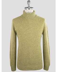 Gran Sasso Gran Sasso Green Virgin Wool Pa Sweater Turtleneck Green 000