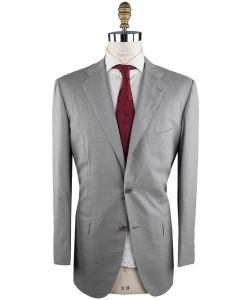 Kiton Kiton Gray Wool 14 Micron Suit Gray 000