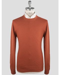 Gran Sasso Gran Sasso Orange Cashmere Sweater Crewneck Orange 000