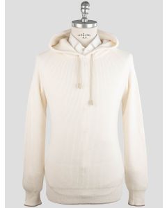 Gran Sasso Gran Sasso White Cashmere Sweater Hoodie White 000