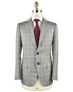 Cesare Attolini CESARE ATTOLINI Gray Wool 120's Blazer Gray 000