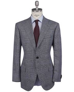 Cesare Attolini Cesare Attolini Gray Wool Linen Silk Suit Multicolor 000