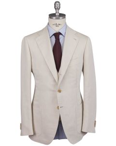 Cesare Attolini Cesare Attolini White Linen Cotton Suit 3 Pieces White 000