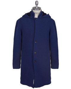 Kiton Kiton Blue Cashmere Mink Fur Coat Cardigan Blue 000