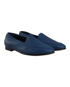 Kiton Kiton Blue Leather Loafers Blue 000