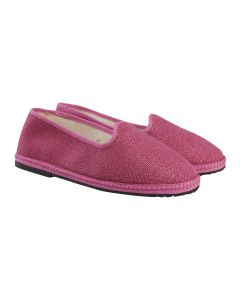 Kiton Kiton Pink Linen Wool Silk Ly Loafers Pink 000