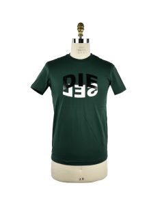 Diesel DIESEL Green Patterned Cotton T-shirt T-DIEGOS-N22 Green 000