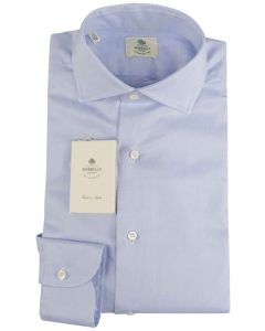 Luigi Borrelli Luigi Borrelli Blue Cotton Shirt Blue 000