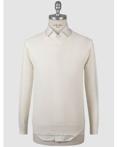 Isaia Isaia White Cotton Sweater Crewneck White 000