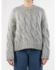 Brunello Cucinelli Brunello Cucinelli Gray Mohair Pa Wool Viscose Sweater Gray 000