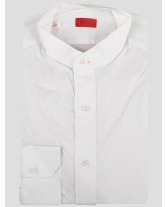Isaia Isaia White Cotton Shirt White 000