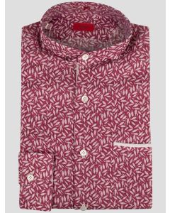 Isaia Isaia Red Linen Shirt Red 000