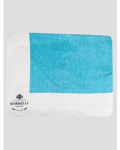 Luigi Borrelli Luigi Borrelli Light Blue Cotton Beach Towel Light Blue 000
