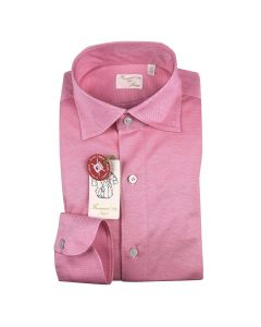 Finamore Finamore Pink Cotton Shirt Pink 000