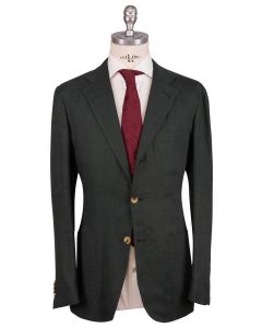 Kiton Kiton Green Linen Suit Green 000