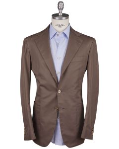 Kiton Kiton Brown Cotton Suit Brown 000