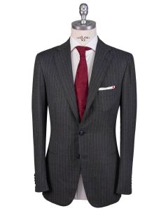 Kiton Kiton Gray Virgin Wool 14 Micron Suit Gray 000