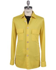Kiton Kiton Yellow Lyocell Ea Shirt Yellow 000