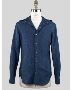 Kiton Kiton Blue Cotton Linen Sweatshirt Mariano Blue 000