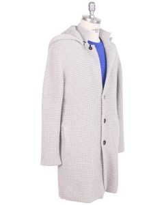 Kiton Kiton Gray Cashmere Mink Fur Coat Gray 000