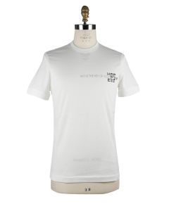 KNT KNT Kiton White Cotton T-Shirt White 000