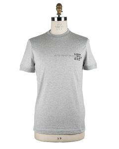 KNT KNT Kiton Gray Cotton T-Shirt Gray 000