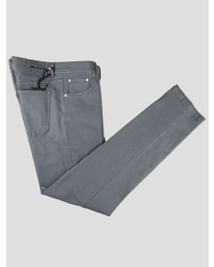 Kiton Kiton Gray Cotton Ea Jeans Gray 000