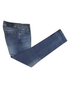 Kiton Kiton Blue Cotton Cashere Ea Jeans Blue 000