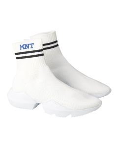 KNT Kiton KNT White Cotton Pl Sneaker White 000