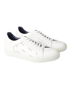 KNT Kiton KNT White Leather Sneaker White 000