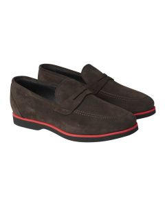 Kiton Kiton Brown Leather Suede Loafers Brown 000