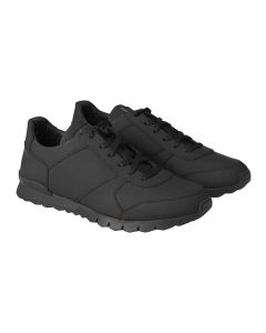 Kiton Kiton Black Leather Sneaker Black 000