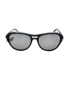 Zilli ZILLI Black Titanium Acetate Sunglasses Black 000